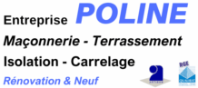 Logo Poline entreprise, maçonnerie générale à Salbris 41300